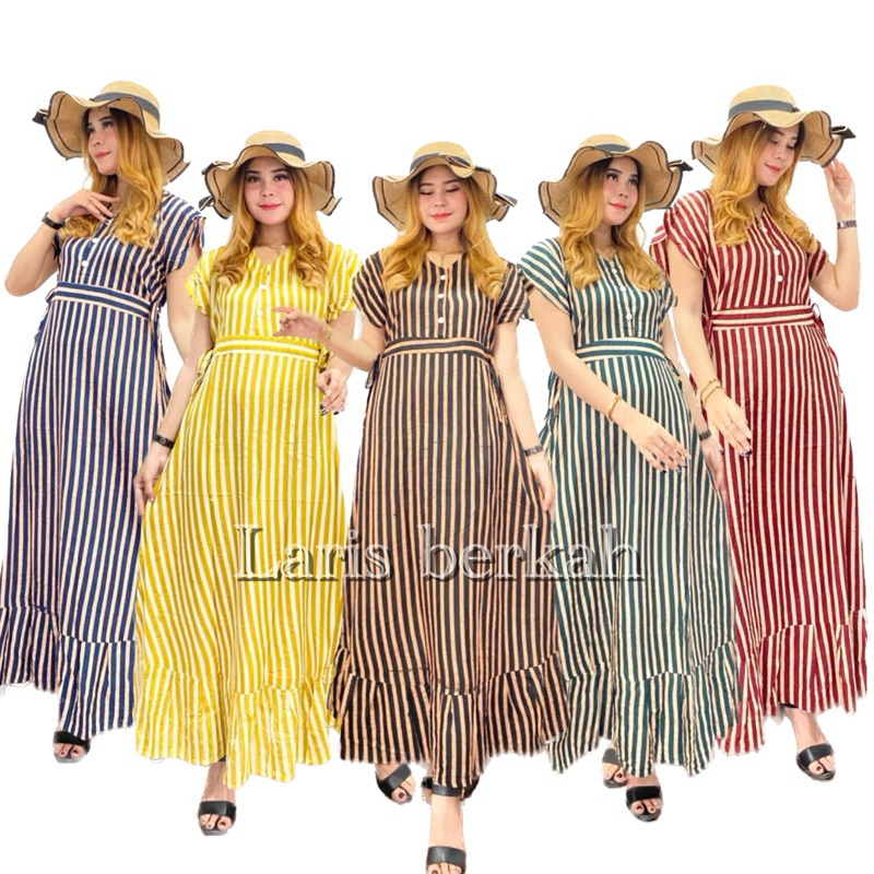 DASTER ANDIN ARAB ELSA SALUR || RAYON SUPER GRADE A ORI || MODEL KANCING DEPAN BUSUI & BUMIL LD 110