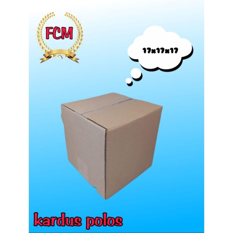 

kardus polos 17x17x17 kardus sedang kardus besar kardus packing
