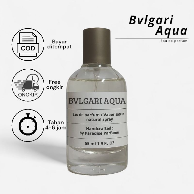 BVLGARI AQUA - parfum paradise 50ml - Eau de parfum 50ml spray - bvlgari Aqua