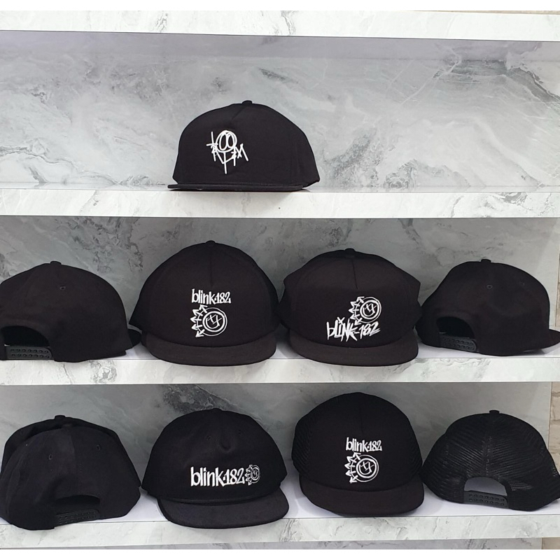 trucker snapbag topi macbeth blink 182