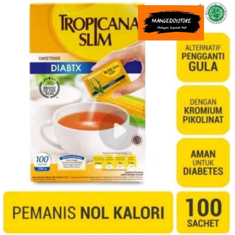 

Tropicana Salim Swretener DIABTX 100 Saset