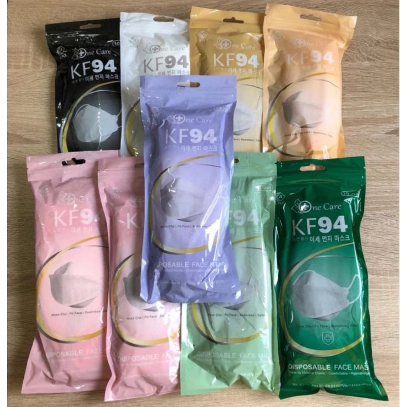 MASKER KF94 ONE CARE 1 PLASTIK ISI 10 PCS