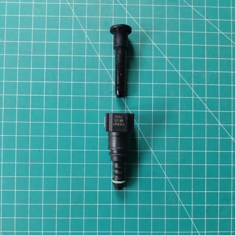 COUPLER NEPEL 8MM MODEL CEWEK SELANG BENSIN MOTOR/MOBIL INJEKSI