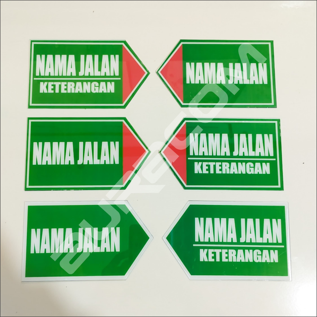 

Plang NAMA JALAN_Melayani Custom