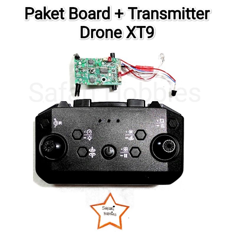 Paket Transmitter +  Board Receiver Drone XT9