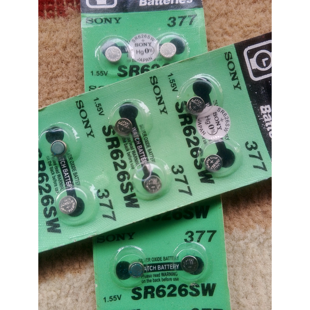 Aneka Type Baterai Jam Tangan Sony 626 Battery LR626 batere SR920 LR1140 CR2025 CR2032 LR44 AG3 LR41