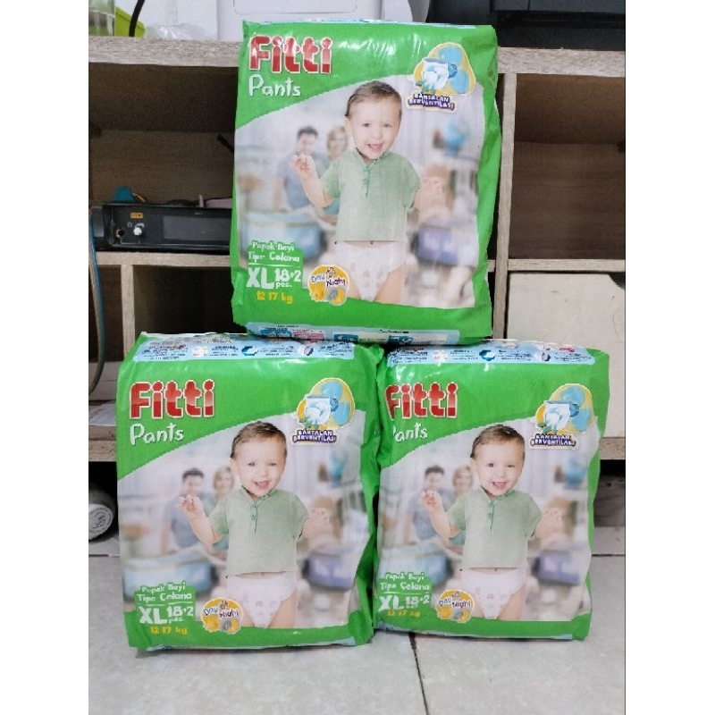 PEMPERS FITTI PANTS XL 18+2 MURAH PROMO