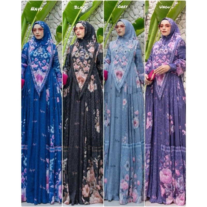 GAMIS AZALEA SERIES BY ALYA SYARI GAMIS SET TERBARU GAMIS MEWAH / GAMIS ALYA SYARI ORIGINAL