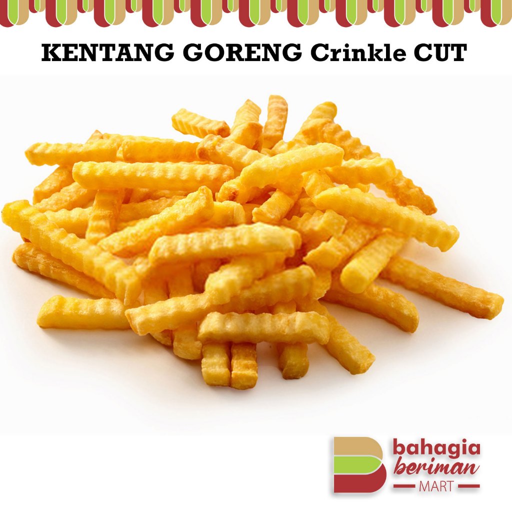 

Kentang Goreng Crinkle Cut 2,5 Kg - French Fries Aviko