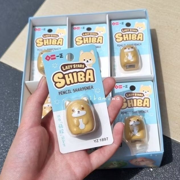 

SHIBA PENCIL SHARPENER RAUTAN PENSIL murah serutan lucu serutan imut serutan motif lucu murah