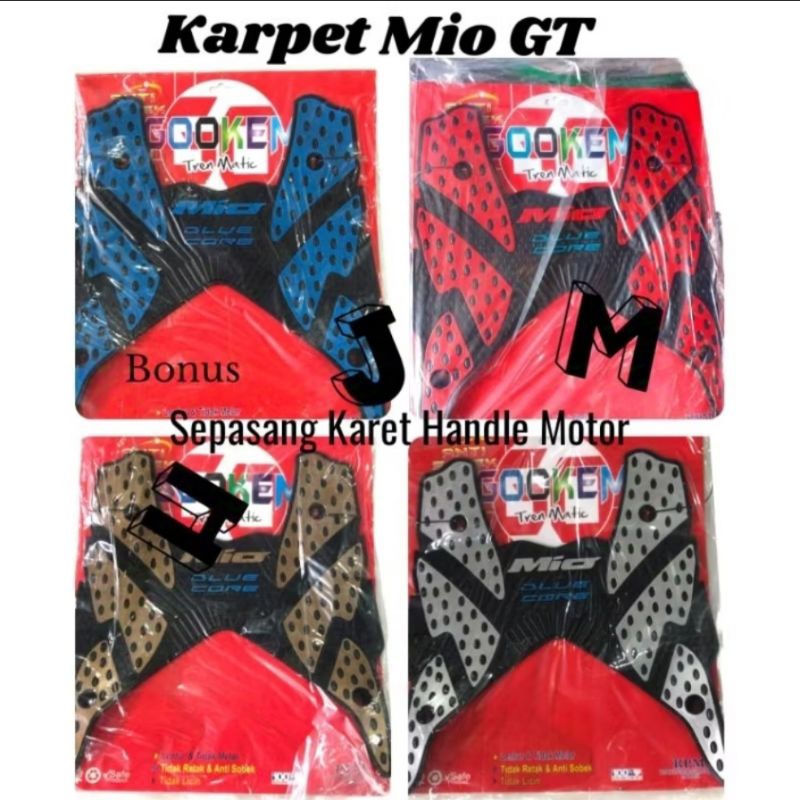 Karpet Motor Mio GT / Alas Pijakan Kaki Untuk Motor Mio GT