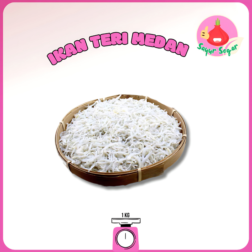

Sayur Segar - Ikan Asin Teri Medan/Medan Salted Fish 1 kg