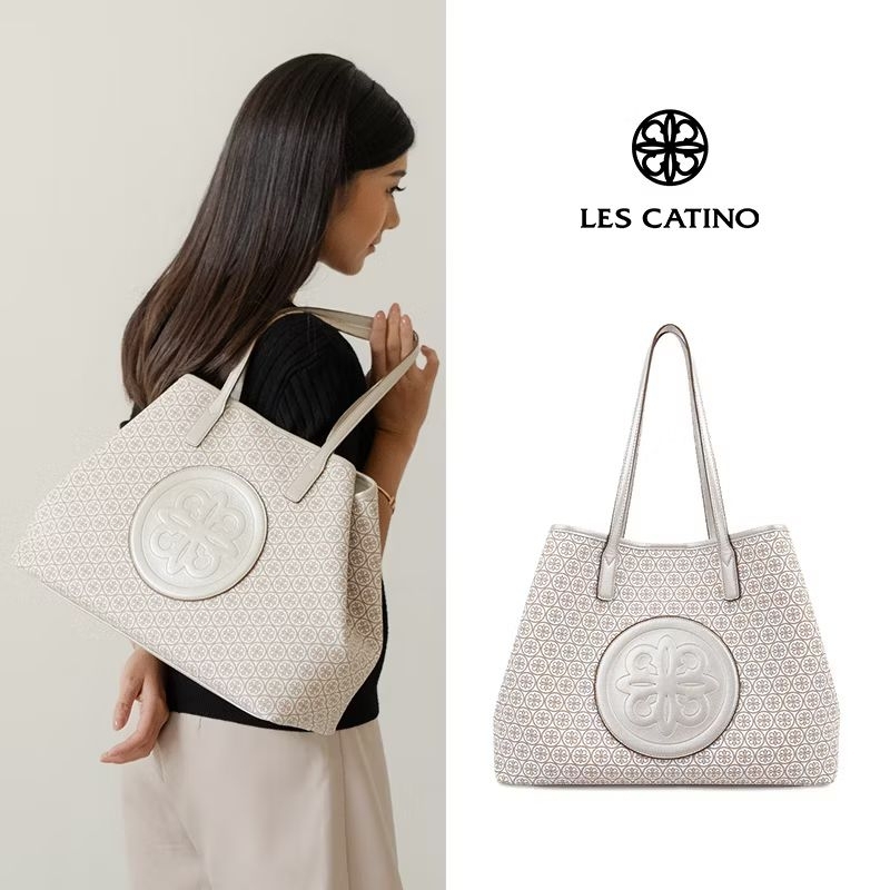 Tas Tote Les Catino Devica Carry All Monogram