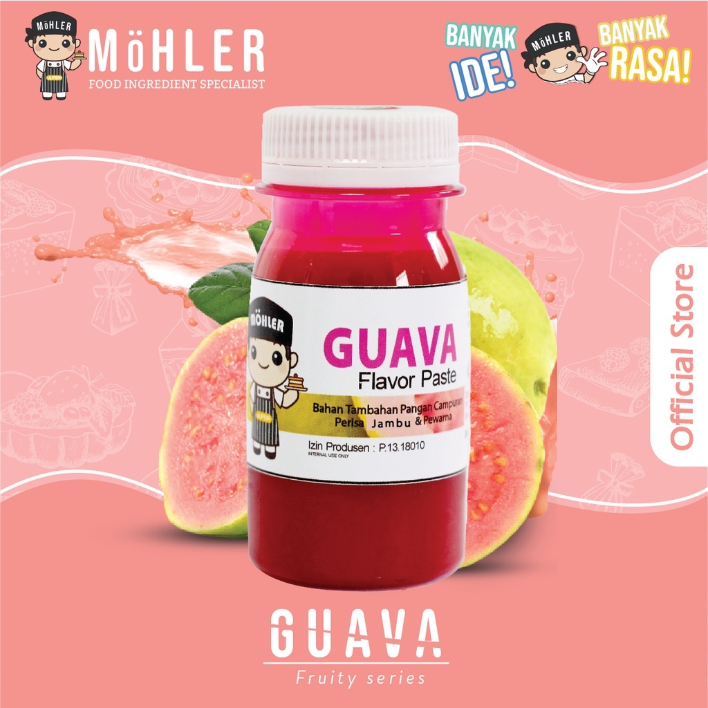 

MOHLER Pasta perisa pewarna JAMBU BIJI / GUAVA