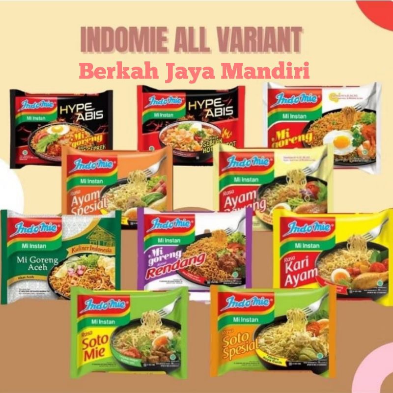 

INDOMIE ALL VARIANT HARGA SATUAN