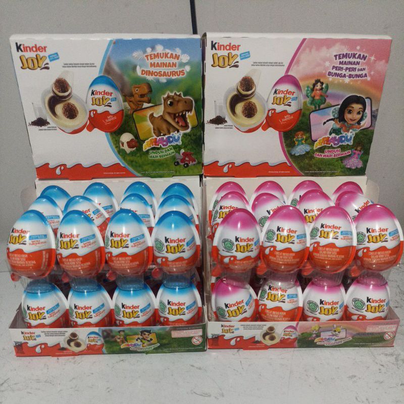 

Kinderjoy girl/boy/natoons 1 box isi 24 pcs