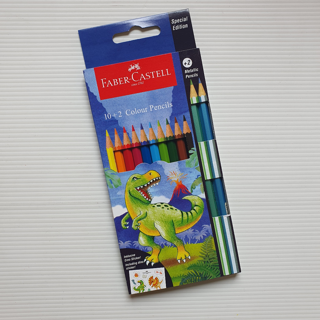 

FABER CASTEL 115125 12W PENSILWARNA DINO (PCS)