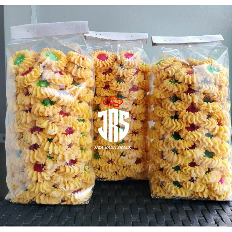 

JRS - Kue Semprit Bunga 500gram / Kue Lebaran / Kue Semprit Matahari Murah / Kue Semprit Bunga