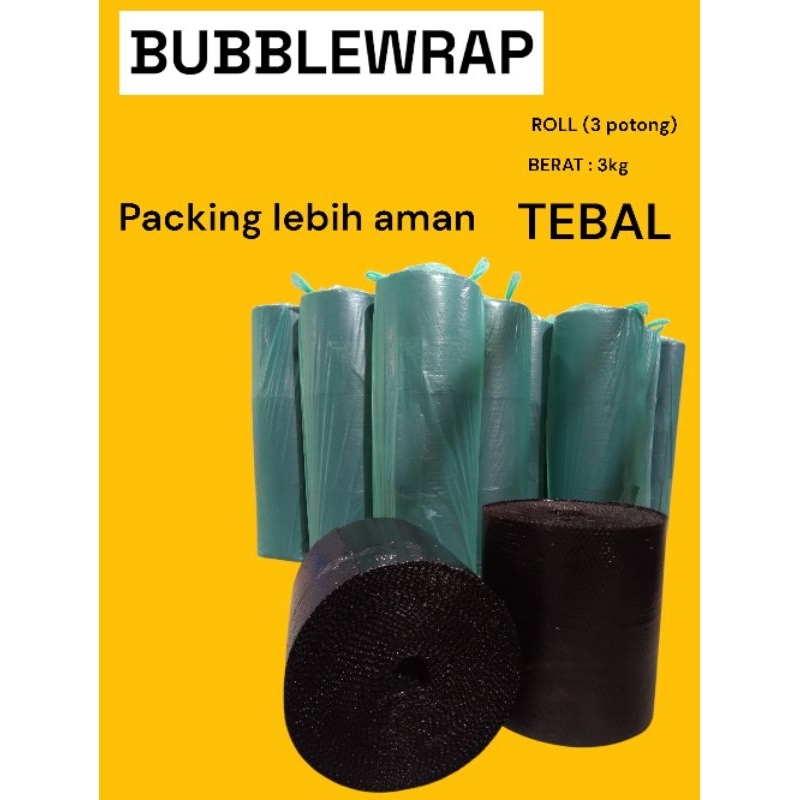 

BUBBLEWRAP ROLL 125CM X 50M TEBAL 40CM x 50M PERLENGKAPAN PACKING