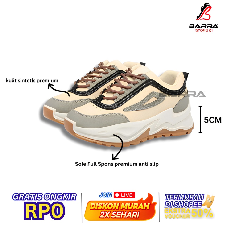KODE I86B BARR21sepatu sneakers wanitaSepatu Korea Wanita Kpop 224 Sneakers Korean Style Casual  Sep