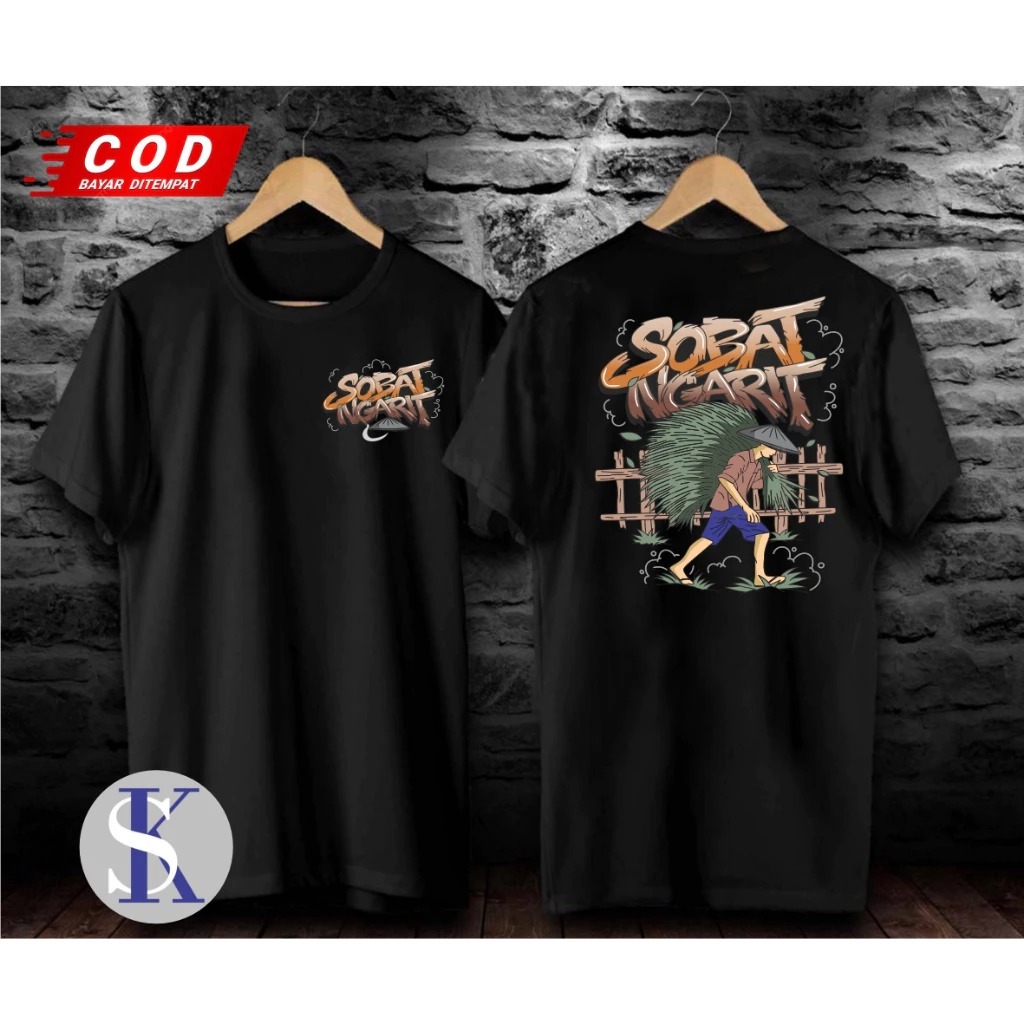Kaos SOBAT NGARIT / kaos Distro SOBAT NGARIT PADI / Tshirt Pria Wanita