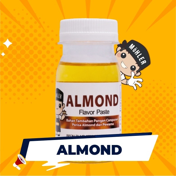 

MOHLER Pasta perisa pewarna Almond