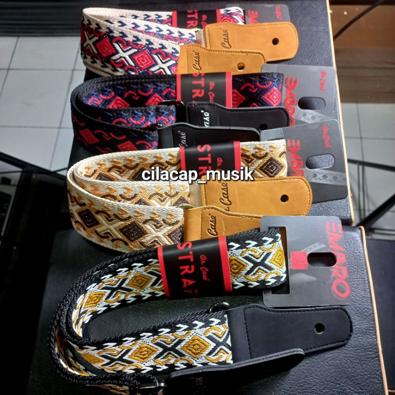 STRAP GITAR DR CASE EMBRO STRAP DR.CASE STRAP EMBRO GITAR AKUSTIK ELEKTRIK