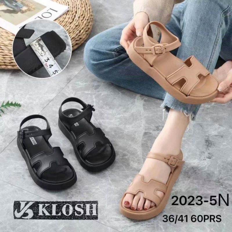 SANDAL GUNUNG JELLY TALI GESPER | SENDAL JELLY WANITA