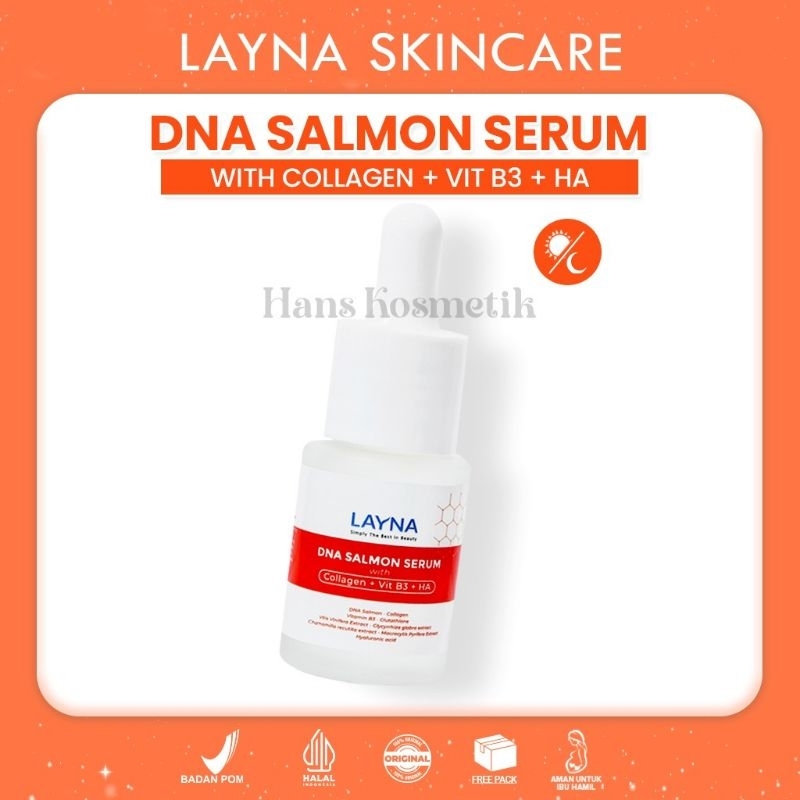 LAYNA SKINCARE - LAYNA DNA SALMON SERUM (BPOM) ORIGINAL 100%