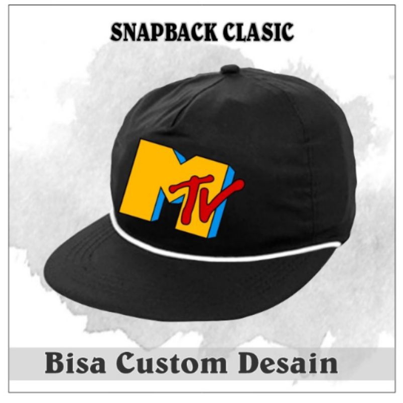 Promo Topi Snapback Clasic Mtv Topi Casual Rope Hat | Topi Distro | Topi Premium
