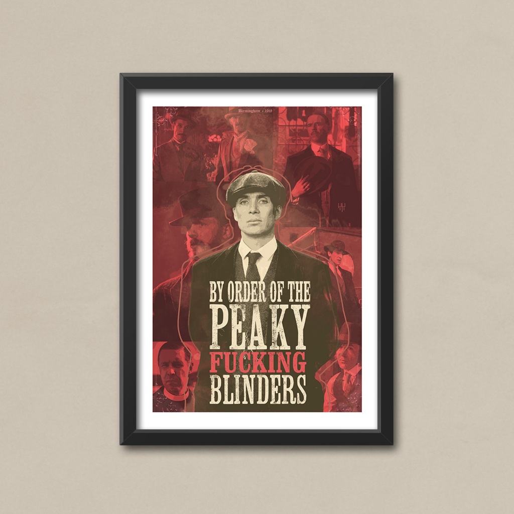 Poster Dinding Peaky Blinders Bingkai Frame / MOVIE-32
