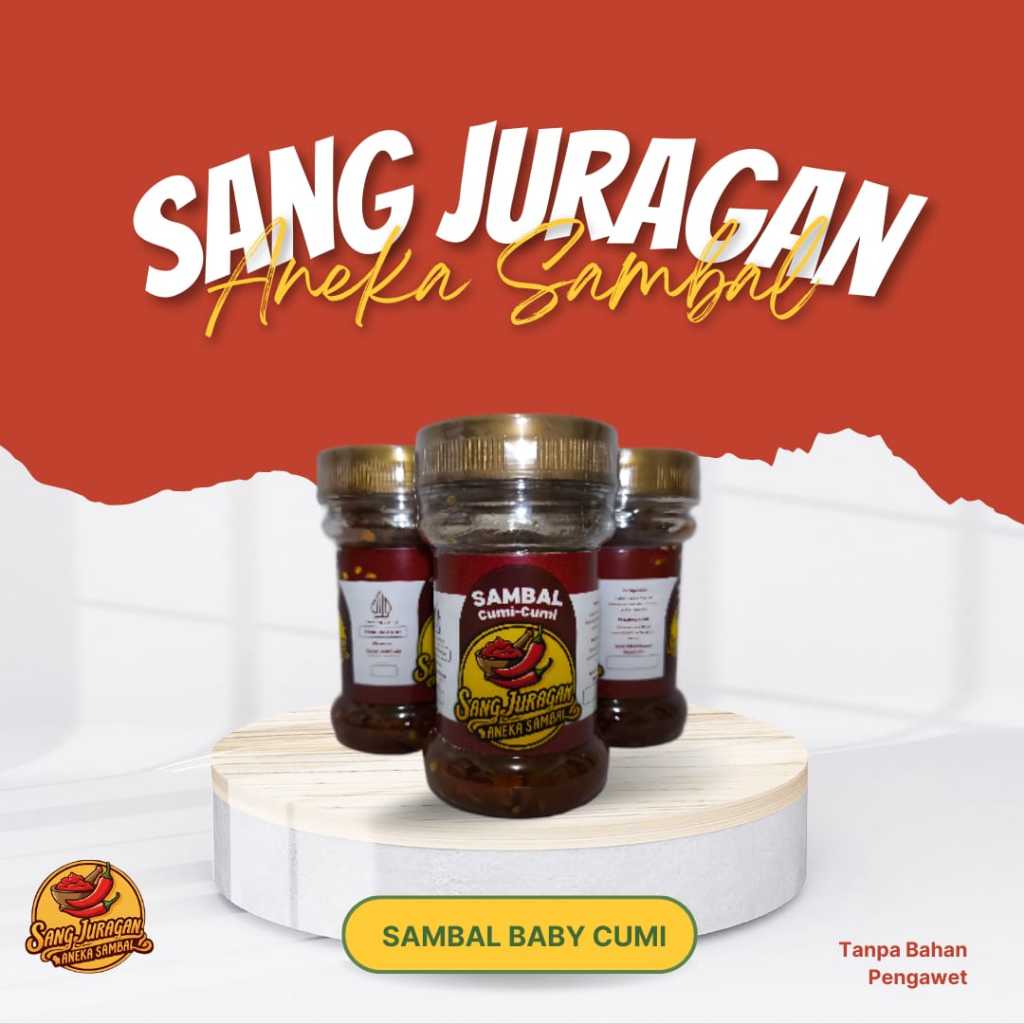 

Sang Juragan - Sambal Baby Cumi 110 gram