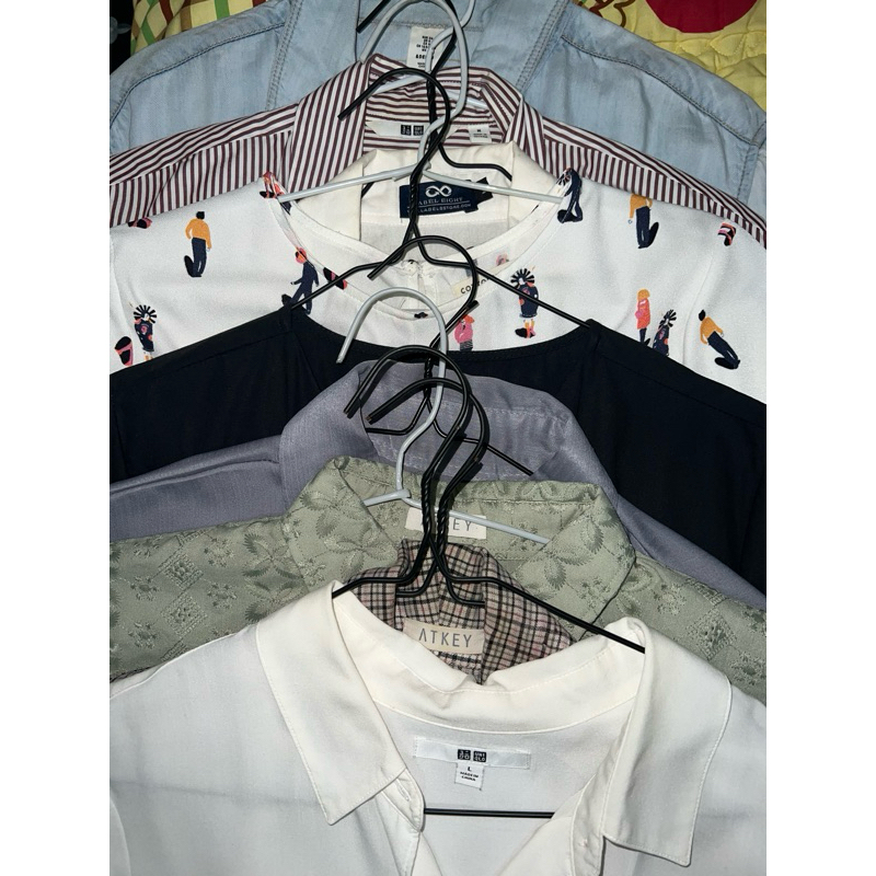 PRELOVED KAOS/BLOUSE/KEMEJA/DRESS Ecinos Kanon HM Divided Uniqlo Cottonink