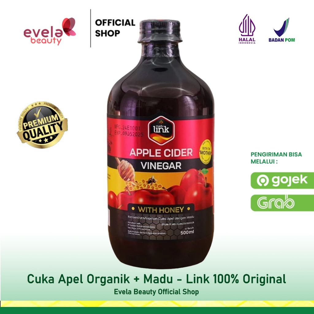 

LINK - Cuka Apel Organik Premium - Apple Cider Vinegar With Honey 500ml