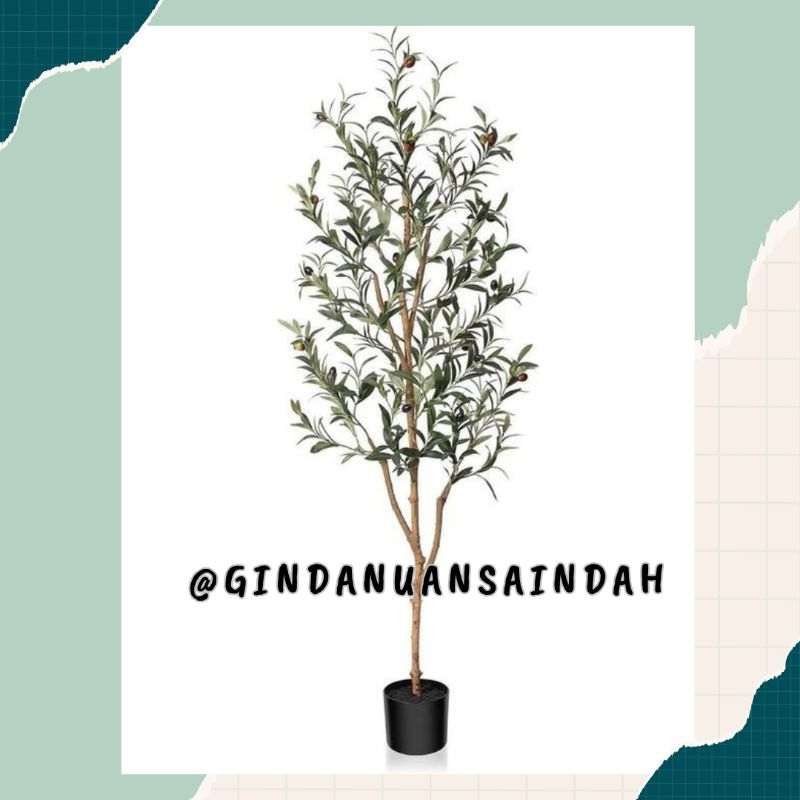 Pohon Olive Tree - Pohon Olive Tree Zaitun Artificial 120 Cm