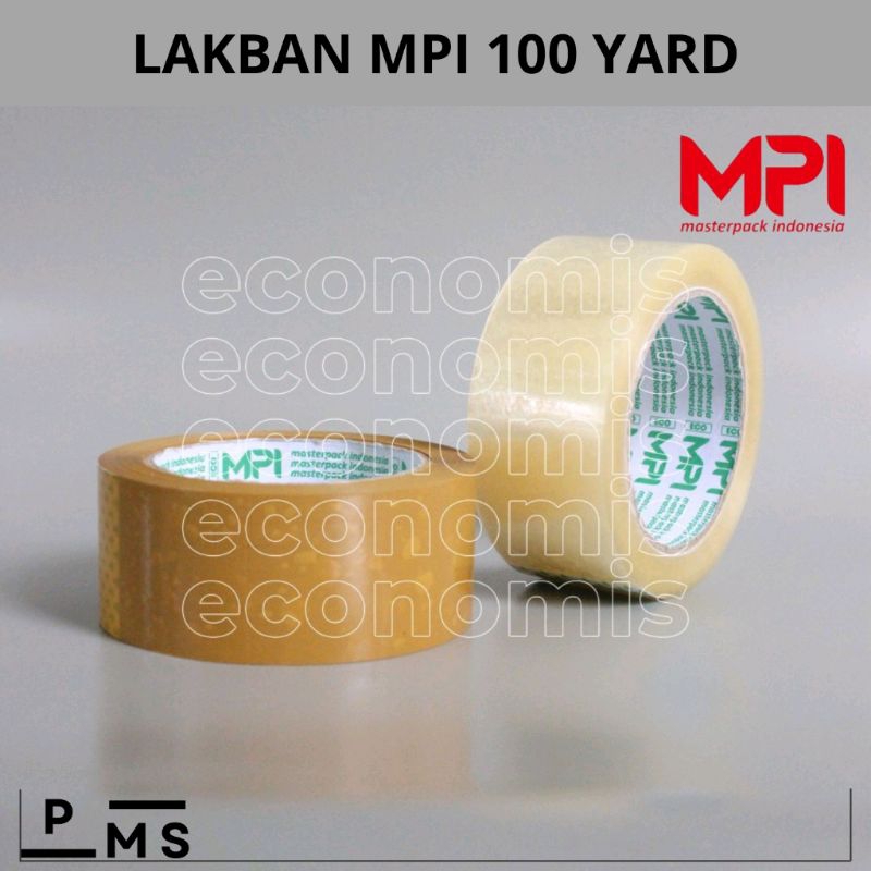 

✅LAKBAN BENING - LAKBAN COKLAT MPI 45mm x 100 YARD MASTER PACK INDONESIA