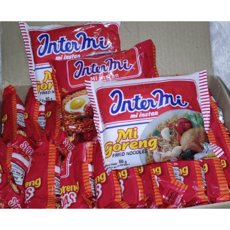 

Intermi goreng & pedas/Mie instan murah