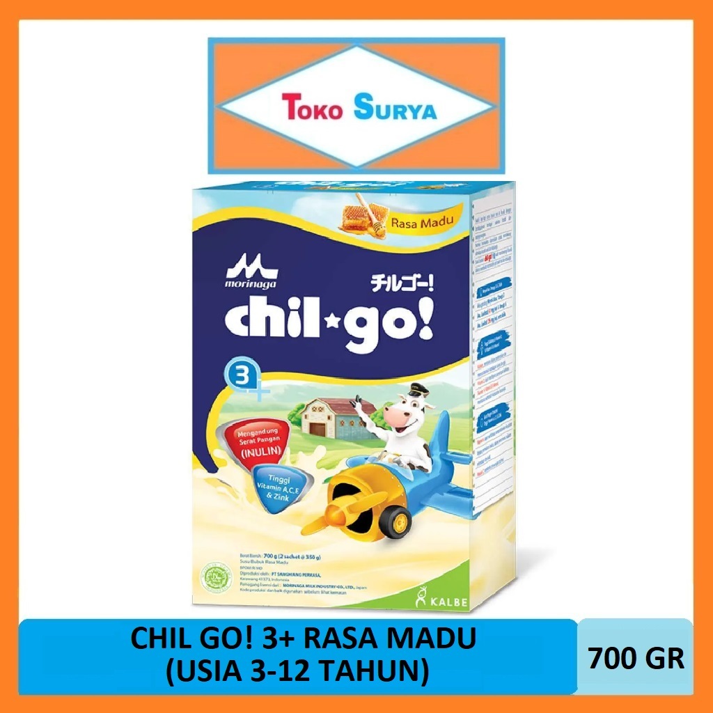 

Morinaga Chilgo 3+ Rasa Madu Usia 3-12 Tahun 700 Gr