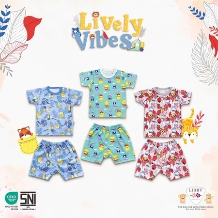 Libby Setelan Anak Laki | Libby Setelan Anak Perempuan | Libby Newborn | Libby Baju Bayi | Libby Bab