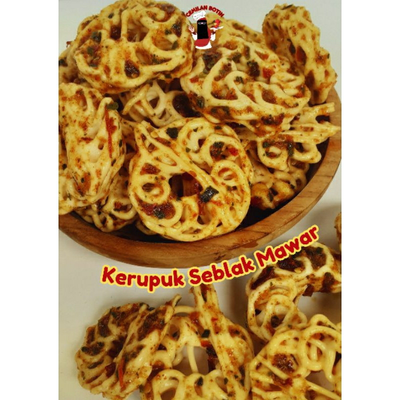 

kerupuk rafael / kerupuk mawar bantet seblak