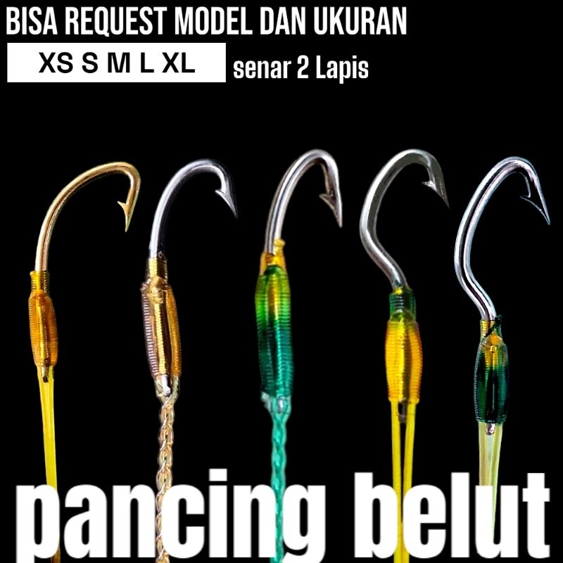 pancing belut sidat Alat Pancing Belut dan Sidat Siap Pakai Bahan Baja Tahan Karat dengan Pilihan Mo