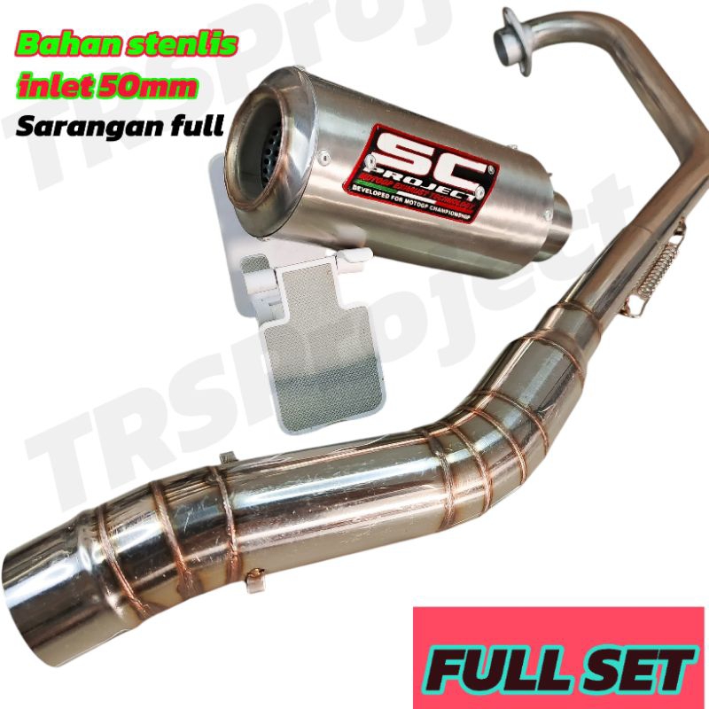 Knalpot Racing sc project R15 V2 R15 V3 R15 V4 Yamaha Vixion Full System