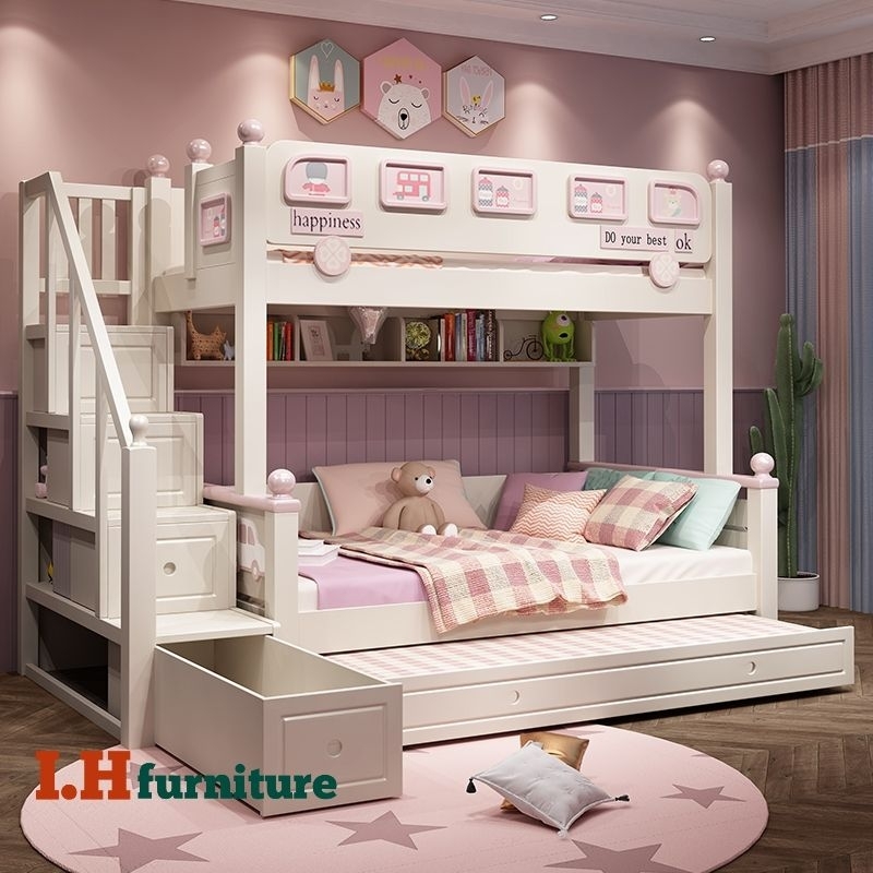 Tempat tidur anak , tempat tidur anak perempuan , tempat tidur tingkat , dipan prosotan