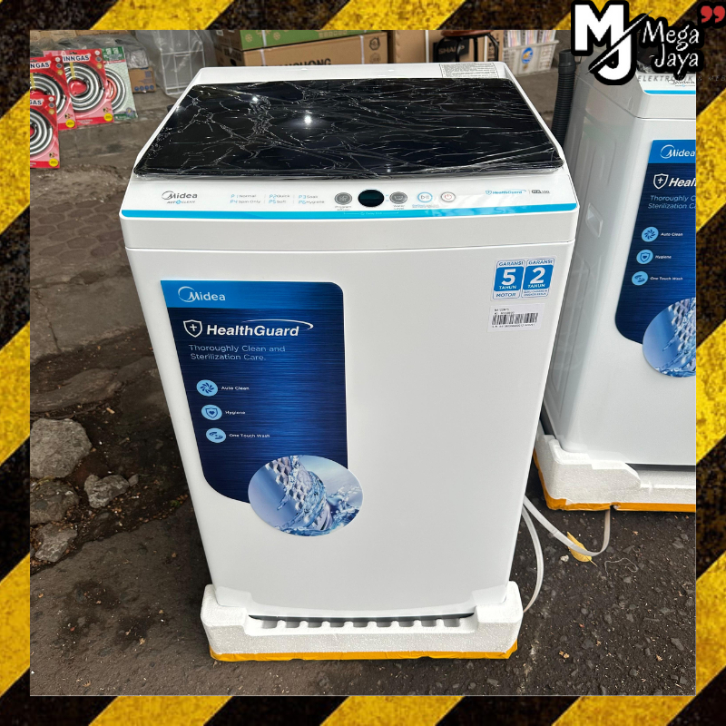 MESIN CUCI 1 TABUNG TOP LOADING MIDEA MA 100W75 - MA 100W85 KAPASITAS 7,5 KG - 8,5KG / GARANSI RESMI