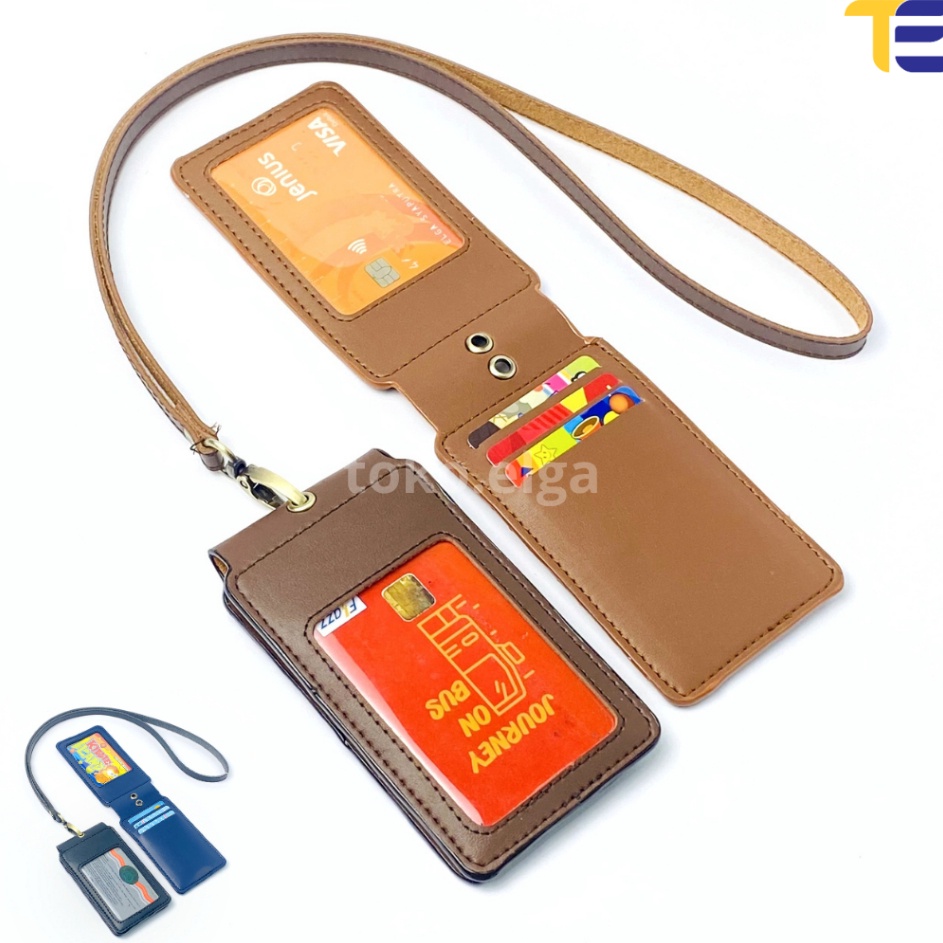

Murah Bermutu Id Card Holder Kulit Name Tag Kulit Magnet Single Flip Kulit