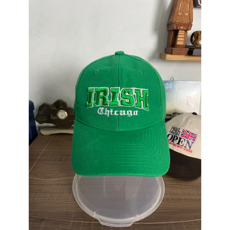 Topi Irish Chicago , Topi Hijau , Rope hat , cap , topi vintage , topi murah , bukan topi  reebok , 