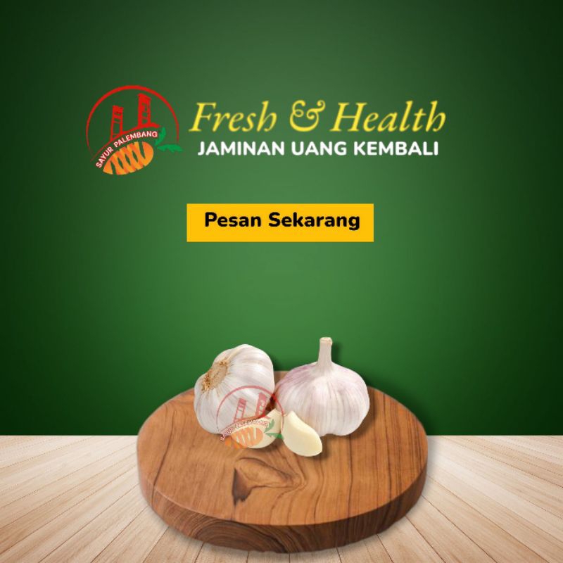 

Bawang Putih 100Gram - Sayur Palembang