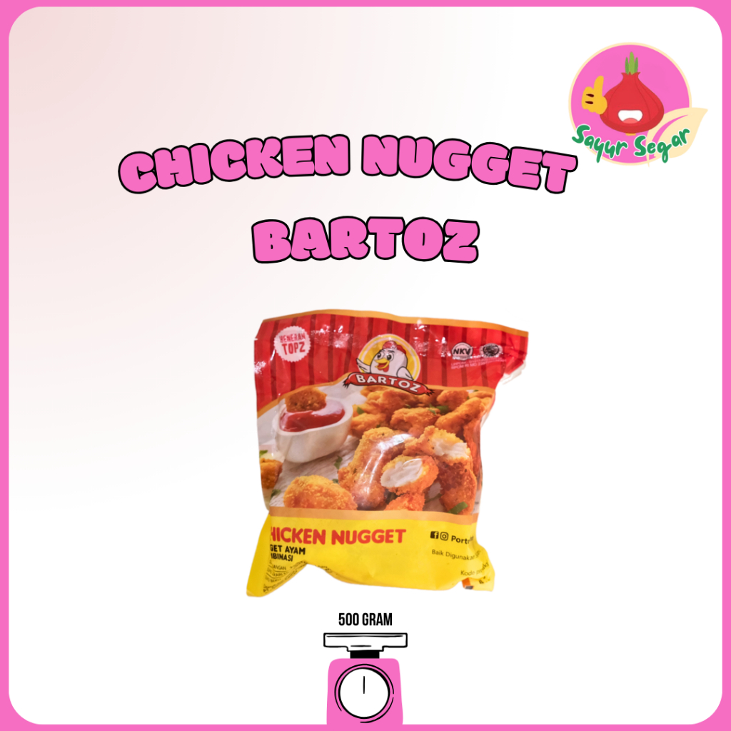 

Sayur Segar - Bartoz Naget Ayam/Chicken Nuggets 500 gr