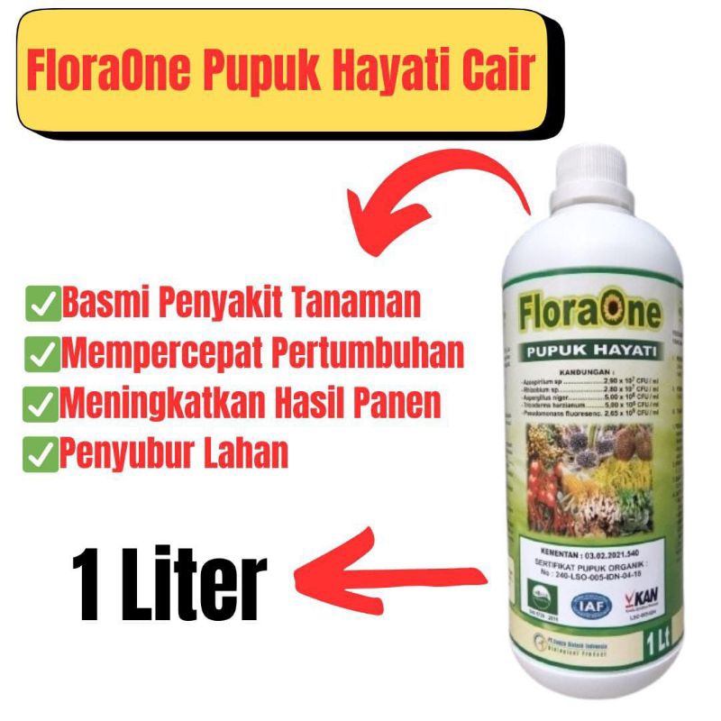 TERLARIS Pupuk Hayati FloraOne, Pupuk Hayati Cair
