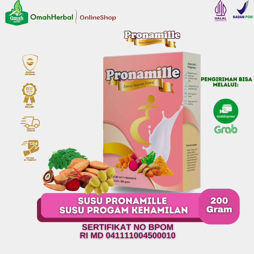 

Susu Program Kehamilan PAKET PROMIL Membantu Menyuburkan Kandungan Wanita trimester 1-2